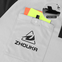 Maillots de football uniformes pro d'arbitre personnalisés pour uniformes d'arbitre de football