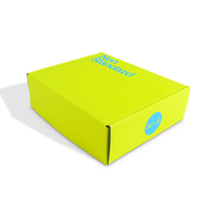 Cajas de cartón corrugado de alta gama respetuosas con el medio ambiente personalizadas con laminado mate y logotipo de doble cara para embalaje de regalo
