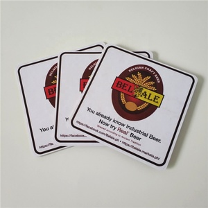Novelty Customized Design Mini Art <strong>Boards</strong> Square Heavyweight Absorbent Paper Coasters for Drinks for DIY Craft <strong>Mats</strong> Pads - Product Image 6