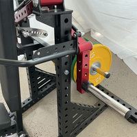 Presse à épaules commerciale robuste à ressorts, appareil de musculation en métal, design pliable et réglable, capacité de charge de 80 kg pour