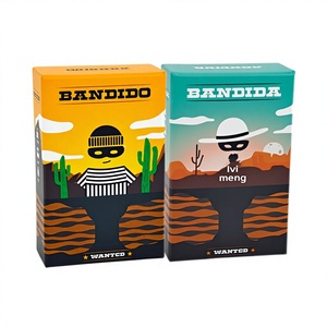 Jeu de cartes Bandido Bandida personnalisé fabriqué en Chine, jeu coopératif de planification de route et d'évasion de la prison, 14 joueurs, parfait - Product Image 1