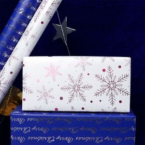 Factory <b>Christmas</b> Gift Wrapping Paper Metallic Paper 43*300 cm ChristmasPaper Packaging - Product Image 3