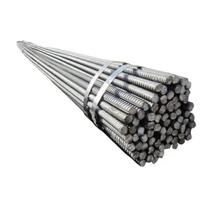 Qatar için 12mm 25mm 6 metre hbr 400 a400 b500s takviye yuvarlak çelik çubuk donatı