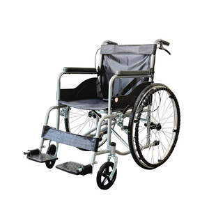 Silla de ruedas plegable ligera para personas mayores, scooter de movilidad de cuatro ruedas para discapacitados, silla de ruedas manual - Product Image 1