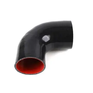 沃伦硅胶软管套件3.5英寸硅橡胶软管89毫米彩色90度弯头硅胶软管