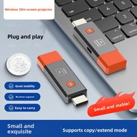 Émetteur et récepteur HD sans fil Plug and Play, émetteur HD sans fil 50M pour PC, TV, projecteur