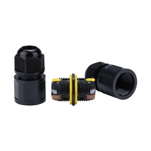 3P Nylon Waterproof Connector M20 Wire To Wire Outdoor <b>LED</b> <b>Lighting</b> <b>Plug</b> <b>In</b> DC - Product Image 1