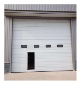 Puerta Seccional Industrial Moderna Personalizada a <span class=keywords><strong>Precio</strong></span> de Fábrica, de Acero Inoxidable, con Función Antirrobo para Almacén o Taller - Product Image 2