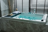 6289 Spa Maison Yacossi Baignoire Balnéo Intégrée Bain Tourbillon Jacuzzi Piscine 2 Personnes