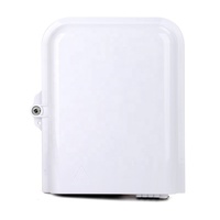 Boîtier de distribution de fibre optique 8 cœurs SC avec logo personnalisé, monté sur mur ou poteau, boîtier terminal PLC, FTTH extérieur