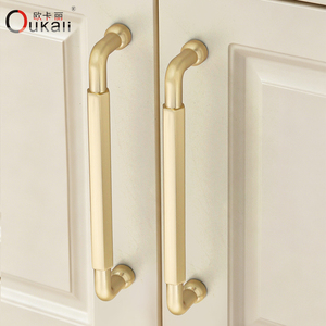 Oukali New Release Modern Furniture Cabinet Kitchen Cupboard Zinc Alloy Nickel 160mm Pull Handles - Product Image 6