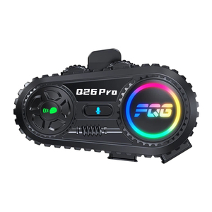 Casco de Motocicleta Profesional Q26 <span class=keywords><strong>Pro</strong></span> para Auriculares Intercomunicadores, Auriculares Inalámbricos para Motociclistas con Cancelación de Ruido y Radio FM - Product Image 1