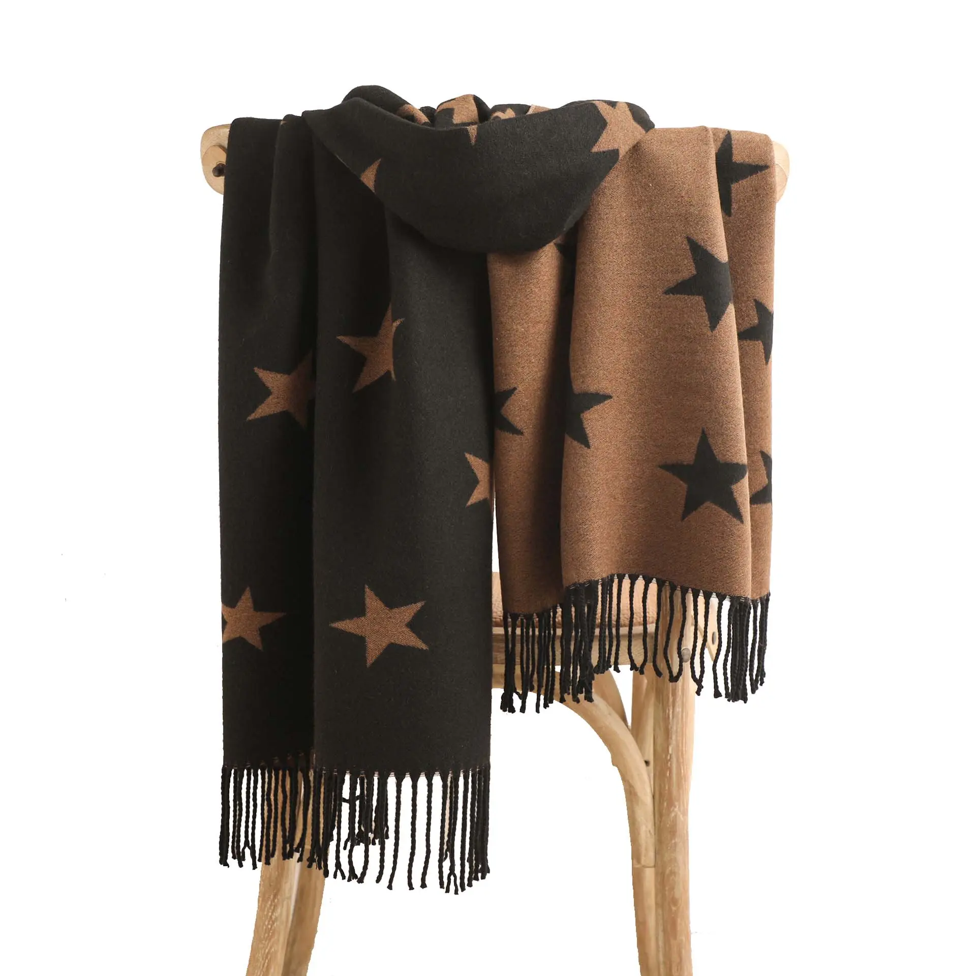 핫 세일 스타일 겨울 패션 디자이너 여성 스타 자카드 스카프 Pashmina 캐시미어 따뜻한 두꺼운 Shawls 스카프