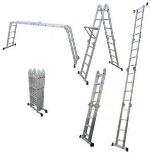 Pasarela de Aluminio de Diseño Industrial, Rejilla Metálica Perforada, Escalera de Plataforma, <span class=keywords><strong>Escaleras</strong></span> <span class=keywords><strong>Plegables</strong></span> de Acero para Uso en Apartamentos - Product Image 5