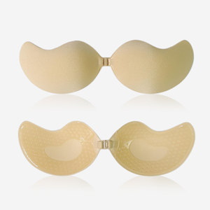 Riutilizzabile <span class=keywords><strong>reggiseno</strong></span> a forma di Mango appiccicoso senza spalline senza schienale Push up adesivo <span class=keywords><strong>reggiseno</strong></span> in <span class=keywords><strong>Silicone</strong></span> <span class=keywords><strong>per</strong></span> le donne abito da sposa invisibile senza cuciture - Product Image 1