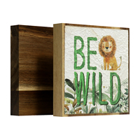 Christian bureau décor Bible verset boîte en bois signe maison bureau bureau étagère Table décor religieux écriture bois bloc boîte