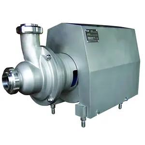 7.5HP 5.5KW Stainless Steel Food Grade SS316L CIP-B25 Flange Self Priming Suction Pump for Pharmaceutical