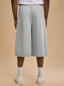 <span class=keywords><strong>Pantaloni</strong></span> da Uomo Personalizzati OEM, Stile Casual con Ricami, Lunghezza 3/4, Gamba Larga, <span class=keywords><strong>Pantaloni</strong></span> Sportivi - Product Image 3