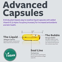 Capsules d'huile de graines noires TK Amazon en promotion : Améliore la densité osseuse, usage adulte, 2 capsules par jour, supplément de santé antioxydant