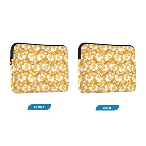 Hawaii Flowers Custom Print <b>Laptop</b> Bag Waterproof <b>Laptop</b> Briefcase Bag Customs logo Zipper <b>Laptop</b> <b>Sleeve</b> - Product Image 2