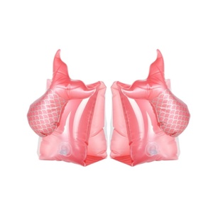 Bouée de bras gonflable en PVC 14*12*17 CM, motifs Coquillage, Fraise, Crabe, Pastèque, Queue de Sirène, pour enfants, pour le plaisir à la piscine - Product Image 5