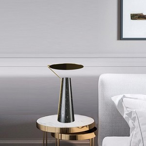 Lámpara de Mesa de Mármol E27 LED con Interruptor, Lámpara Decorativa para Dormitorio o Estudio - Product Image 4