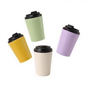 Tasse à café isotherme double paroi en acier inoxydable 304 Bobo Cup, portable, idéale pour le bureau ou comme cadeau d'affaires - Product Image 1
