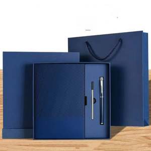 Manufacturer Wholesale Luxury A5 Leather <b>Notebook</b> Pen Cup Gift <b>Set</b> Customized Color Premium Business Promotion Gift - Product Image 1