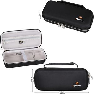 Étui rigide en EVA avec fermeture éclair sécurisée pour irrigateur buccal sans fil, protège les <span class=keywords><strong>pièces</strong></span> à l'intérieur pendant les voyages - Product Image 6