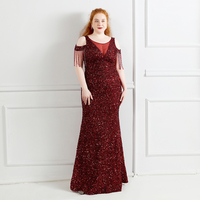 18580-S #2021 nouvelle robe de soirée club noire robe noire surdimensionnée pour femmes grosses robe grande taille