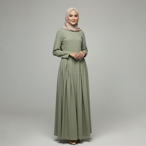 <strong>New</strong> Sweatshirt <strong>Abaya</strong> Muslim Dresses Daily Wear Casual Dresses Plain Simple Women <strong>Abaya</strong> Islamic Clothing Layyin - Product Image 2