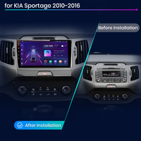 Radio de Coche Junsun V1 con CarPlay Inalámbrico y Android Auto, Navegación para KIA Sportage 3 2010-2016, Autoradio Multimedia