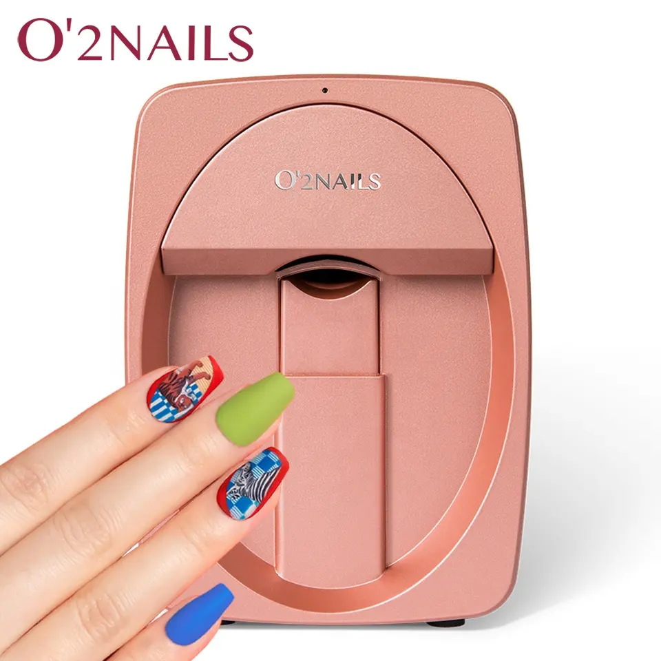O2nails mobile nagel drucker M1 3d professionelle digitale nägel und blume drucker artpro nägel polieren drucker maschine investition