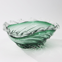 Bols de présentation européens pour la décoration intérieure Bols à salade de fruits en verre décoratifs