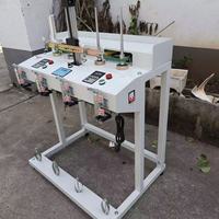 Enrouleur de fil textile semi-automatique Xiangrun avec fonction de bobine de fil conique 8 broches 300W moteur 220V 1 an de garantie
