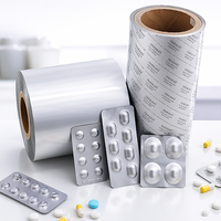 Feuille d'aluminium pharmaceutique thermoscellable pour emballage sous blister en PVC, barrière haute à l'humidité et à l'oxygène