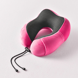 Oreiller de <span class=keywords><strong>voyage</strong></span> pour le cou en mousse à mémoire de forme personnalisé Oreiller pour le cou en forme de U lavable - Product Image 4