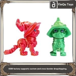 Adorno de Gato Mágico Impreso en 3D, Juguetes de Simulación de <span class=keywords><strong>Animales</strong></span> Congelados, Modelo de Vidrio Hecho a Mano para Mayores de 4 Años, Unisex - Product Image 2