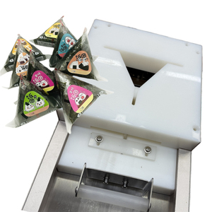 Ligne de production complète d'Onigiri japonais, machine à former et à emballer des boulettes de riz - Product Image 5