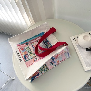 Bolsa de compras con cremallera de un solo hombro y asa suave, con diseño de pintura al óleo de ventana abierta de <span class=keywords><strong>Matisse</strong></span>, informal y personalizada, para portátil - Product Image 1