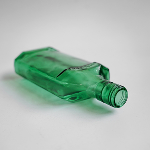 Botella de Vidrio Plana Verde de 375 ml, Envase de Vidrio <span class=keywords><strong>para</strong></span> Vino, Alcohol, Licor, Vodka, Whisky, Licor, Tequila, Ginebra - Product Image 5