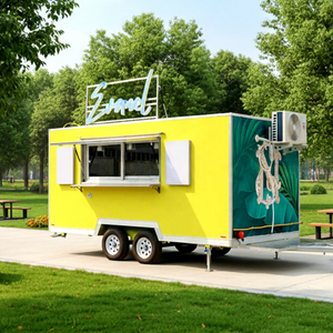 Honlu आपूर्तिकर्ता अनुकूलन योग्य पूरी तरह से सुसज्जित स्टेनलेस स्टील फूड ट्रक बीबीसी गर्म कुत्तों हैमबर्गर फ्रेंच फ्राइज़ खुदरा कैंडी चिप्स - Product Image 1