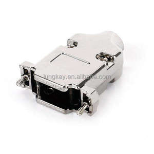 ปลอกหุ้มโลหะผสมสังกะสีแบบเรียบสำหรับ D-SUB 9 พิน รุ่น DB9 และ DB15 สำหรับสายเคเบิล - Product Image 3