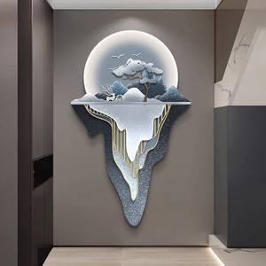 Pintura Decorativa de Entrada, Pintura con Luz LED, Mural para Pasillo, Paisaje Tridimensional, Naturaleza Muerta - Product Image 5