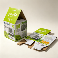 Boîtes d'emballage personnalisées avec logo, impression quadricolore, pelliculage UV, gaufrage, emballage pliable de luxe en carton ondulé recyclé