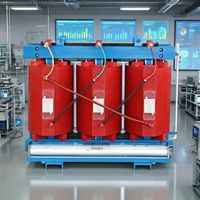 Transformateur triphasé sec OEM en résine époxy, modèle D.yn11/Y.yno, entrée 35kV/38.5kV, sortie 400V, fréquence 50/60Hz