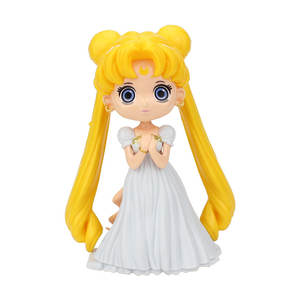 เซเลอร์มูน คิว-สไตล์ ชุดฟิกเกอร์ อุซากิ ซึคิโนะ และ เจ้าหญิงเซเรนิตี้ 2 ท่าทาง ชุดนักเรียนกะลาสี ชุดเดรสสีขาว พร้อมฐานสำหรับนักสะสม - Product Image 2