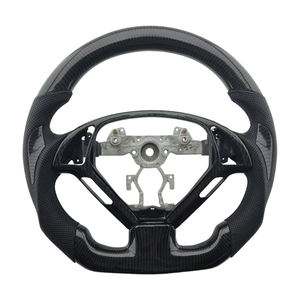 Volante Deportivo de Fibra de Carbono y Cuero Perforado para Infiniti G27 G37, Venta al Por Mayor - Product Image 1