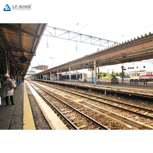 आधुनिक सुरक्षित और विश्वसनीय बोल्ट कनेक्शन एंटी-जंग स्टील स्पेस फ्रेम संरचना ट्रेन स्टेशन हाई-स्पीड रेलवे स्टेशन - Product Image 2