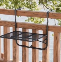 Table suspendue en métal pliable pour balcon de maison, nouvelle conception, vente en gros, pour plantes en pot